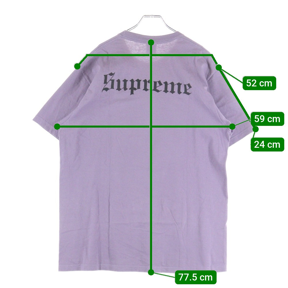 SUPREME(シュプリーム) 24AW Snow White Tee 白雪姫 半袖 クルーネック Tシャツ パープル