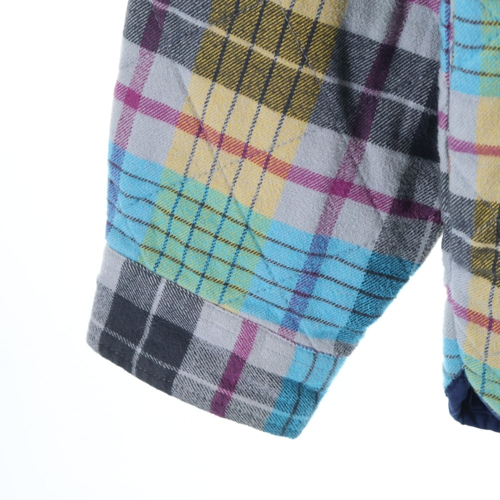 SUPREME(シュプリーム) 24AW Quilted Flannel Zip Up Shirt キルティングジャケット ジップアップ チェック ジップアップ