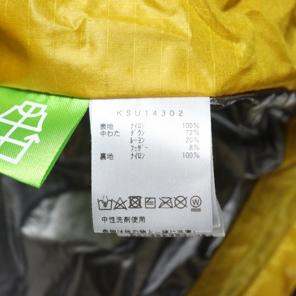 NO BRAND(ノーブランド) ニュートラルワークス ミラク ダウンベスト ジャケット ナイロン イエロー KSU14302