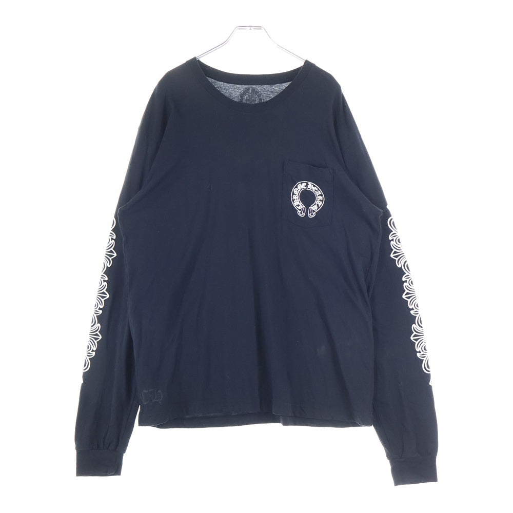 CHROME HEARTS(クロムハーツ) FLRL CRS HORSESHOE L/S バックホース
