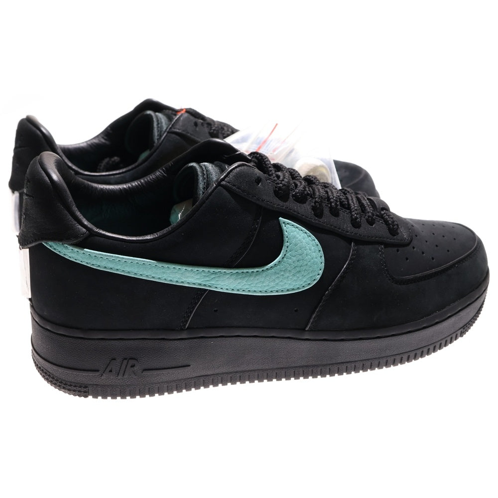 NIKE(ナイキ) ×TIFFANY&CO AIR FORCE 1 LOW 1837 BLACK DZ1382-001 ティファニー エアフォース1 ローカットスニーカー ブラック/ブルー US10.5/28.5cm