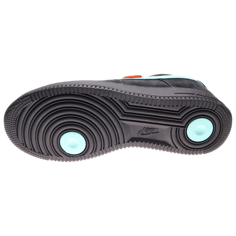 NIKE(ナイキ) ×TIFFANY&CO AIR FORCE 1 LOW 1837 BLACK DZ1382-001 ティファニー エアフォース1 ローカットスニーカー ブラック/ブルー US10.5/28.5cm