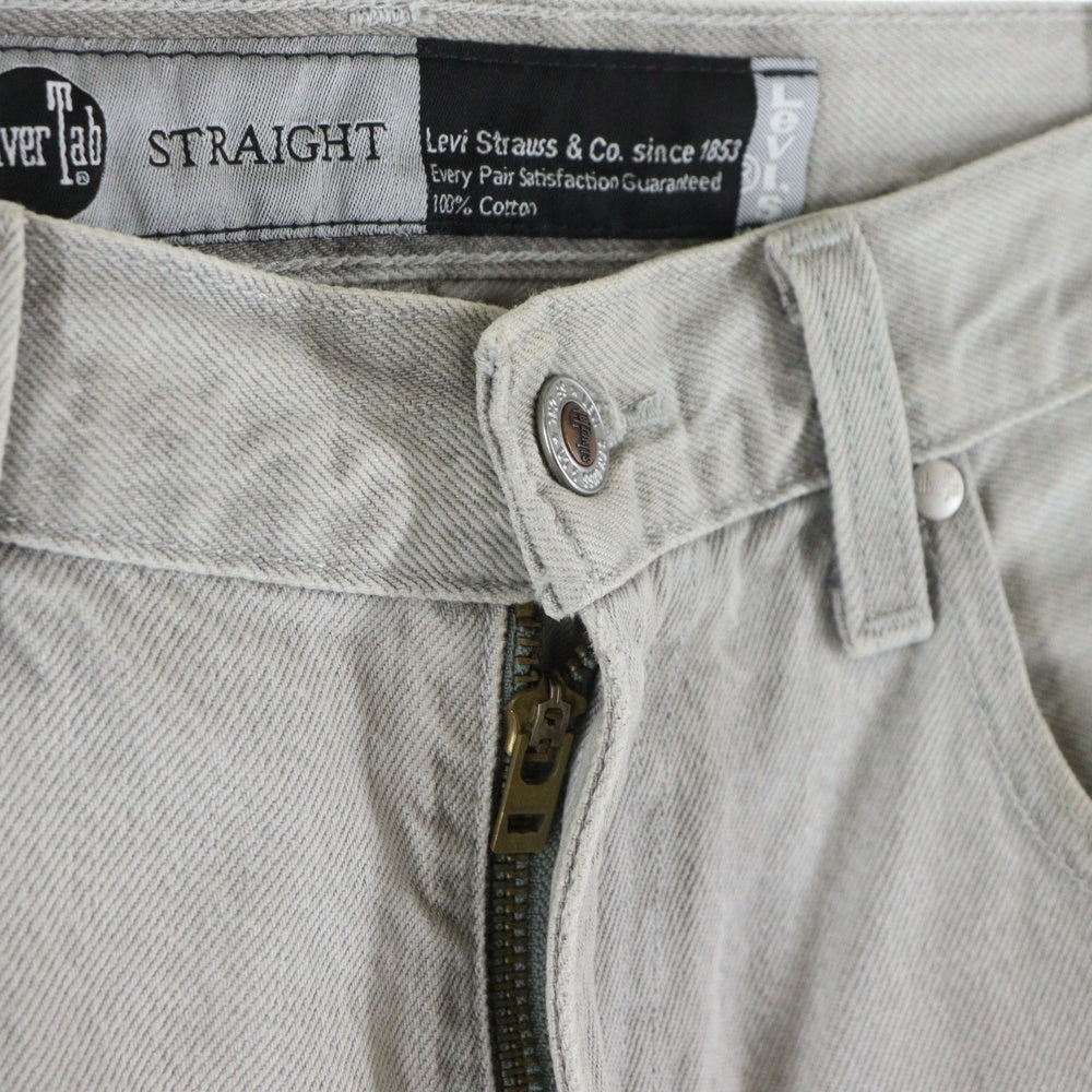 Levi's(リーバイス) Silver Tab シルバータブ ストレートデニムパンツ グレー PC9-A3666-0002