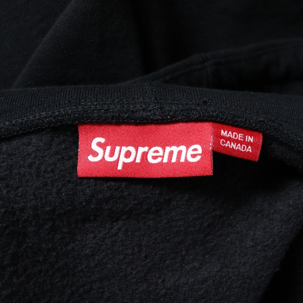 SUPREME(シュプリーム) Small Box Logo Zip Up Hooded Sweatshirt スモールボックスロゴ ジップアップパーカー フーディ ブラック