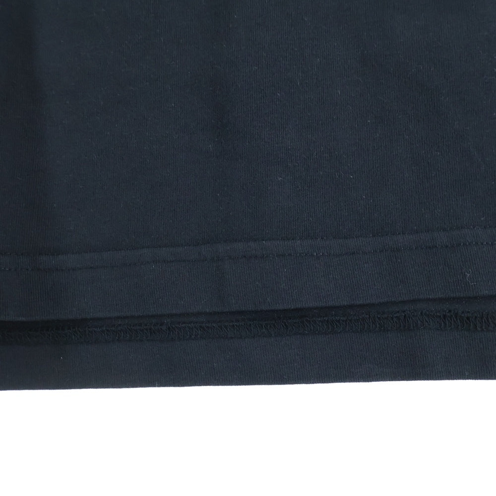 KITH(キス) LAX Tee フロッキーロゴプリント 半袖Tシャツ クルーネックカットソー ブラック