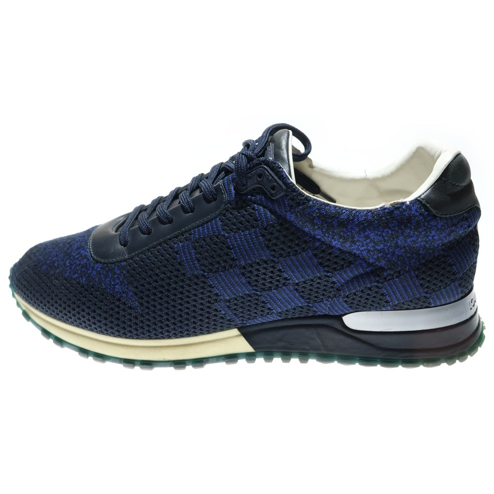 LOUIS VUITTON(ルイヴィトン) ダミエ メッシュ ローカットスニーカー ブルー/ブラック