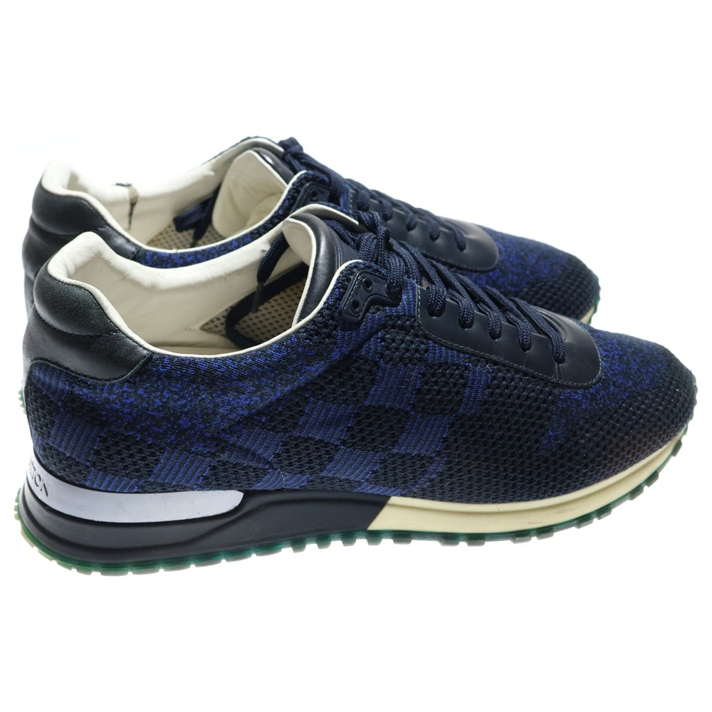 LOUIS VUITTON(ルイヴィトン) ダミエ メッシュ ローカットスニーカー ブルー/ブラック