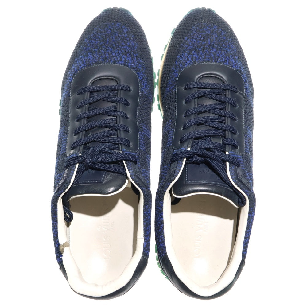 LOUIS VUITTON(ルイヴィトン) ダミエ メッシュ ローカットスニーカー ブルー/ブラック