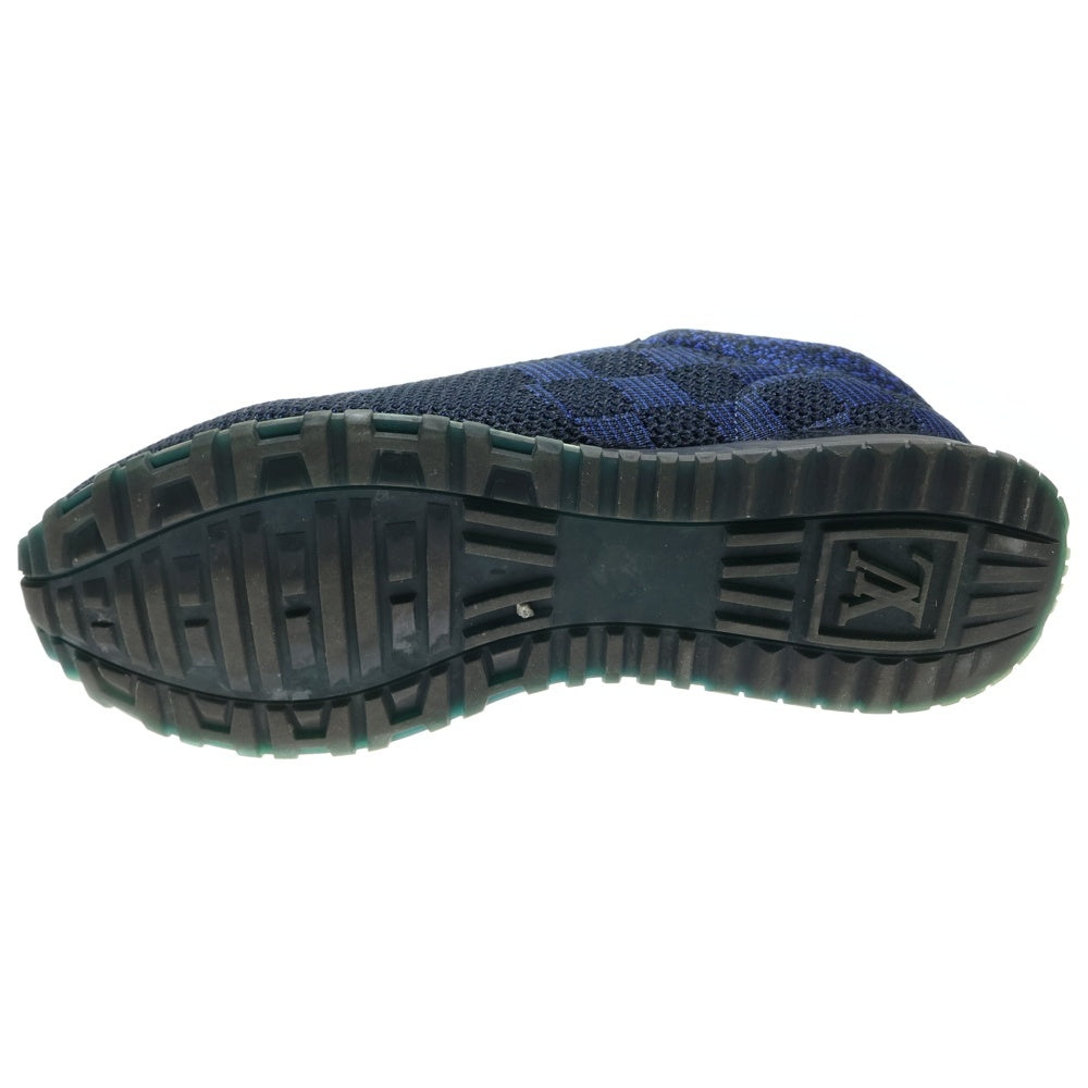 LOUIS VUITTON(ルイヴィトン) ダミエ メッシュ ローカットスニーカー ブルー/ブラック