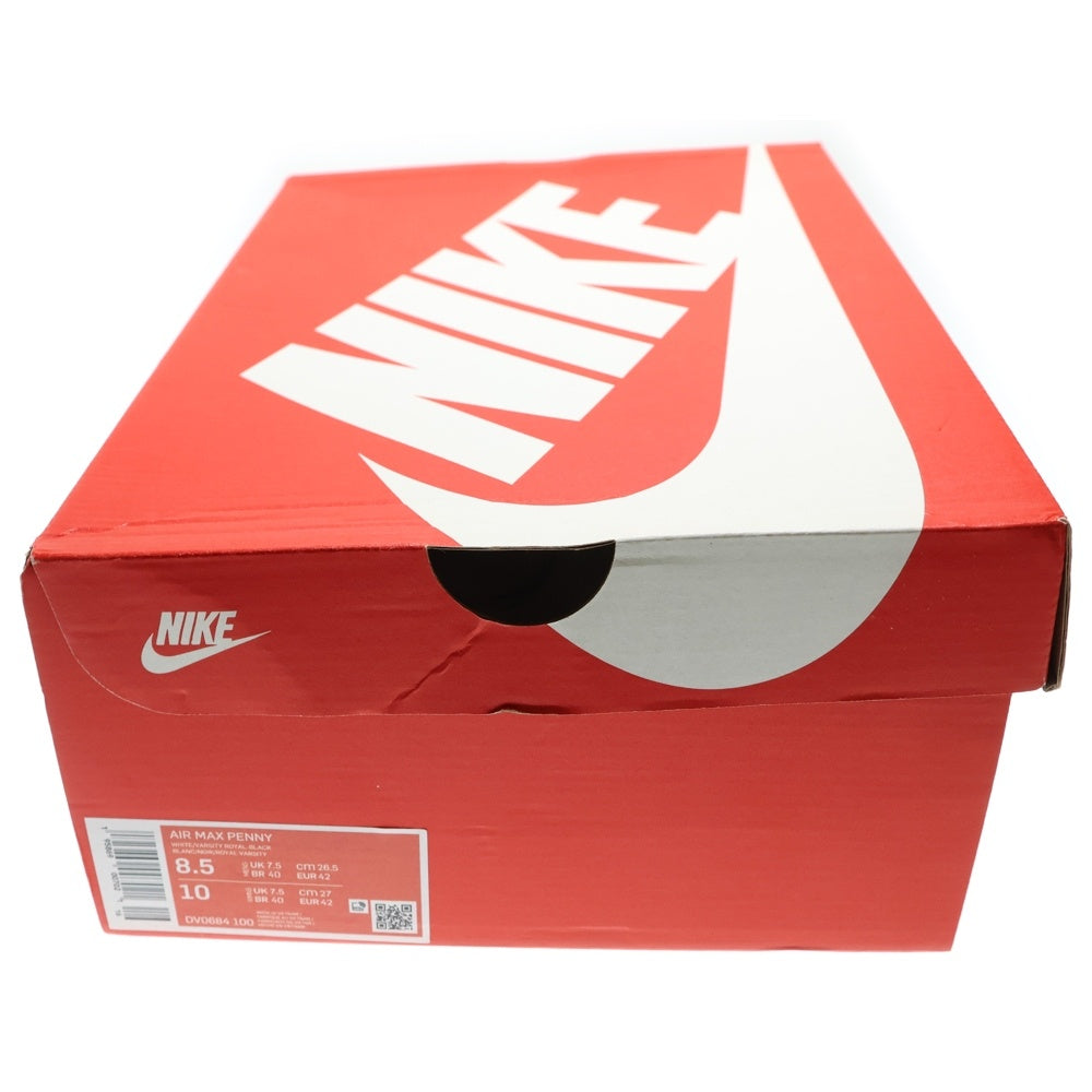NIKE(ナイキ) AIR MAX PENNY エアマックス ペニー ローカットスニーカー ホワイト US8.5/26.5cm DV0684-100