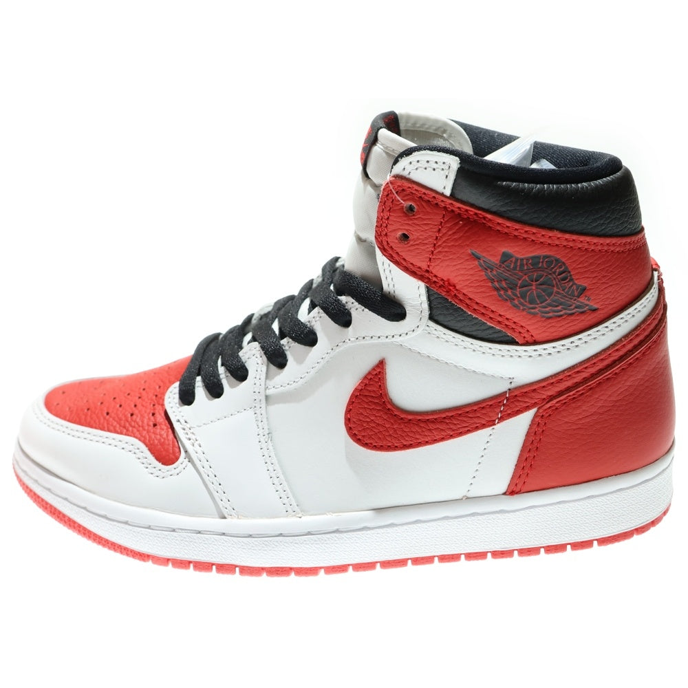 NIKE(ナイキ) AIR JORDAN 1 HIGH OG HERITAGE エアジョーダン ヘリテージ ハイカットスニーカー ホワイト/レッド US8.5/26.5cm 555088-161