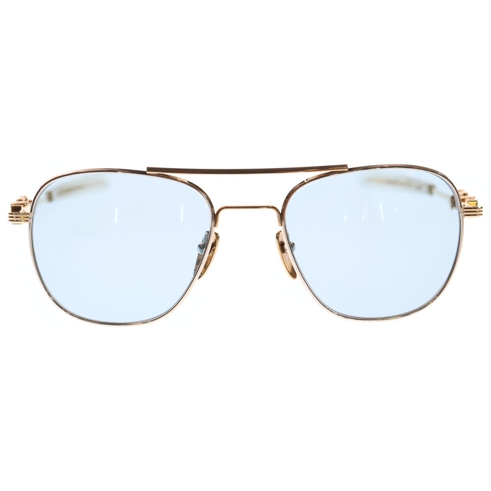 CHROME HEARTS(クロムハーツ) WENCE アイウェア サングラス ダブルブリッジ ダガーテンプル ゴールド