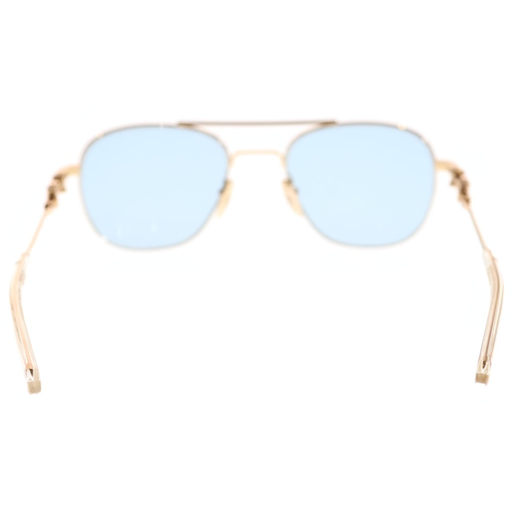 CHROME HEARTS(クロムハーツ) WENCE アイウェア サングラス ダブルブリッジ ダガーテンプル ゴールド