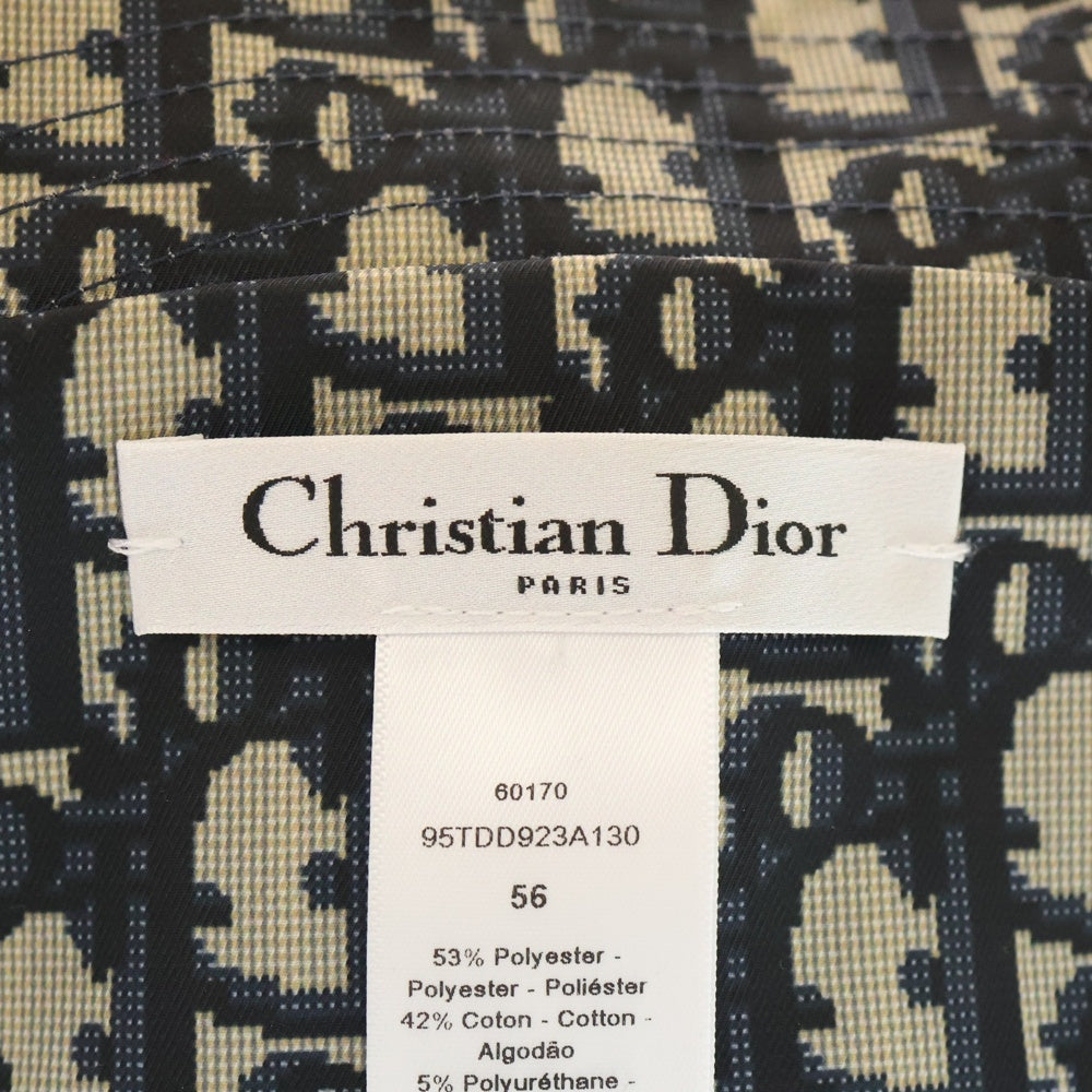 Christian Dior(クリスチャンディオール) テディーD オブリークリバーシブルハット ハット トロッター レディース ネイビー 95TDD923A130
