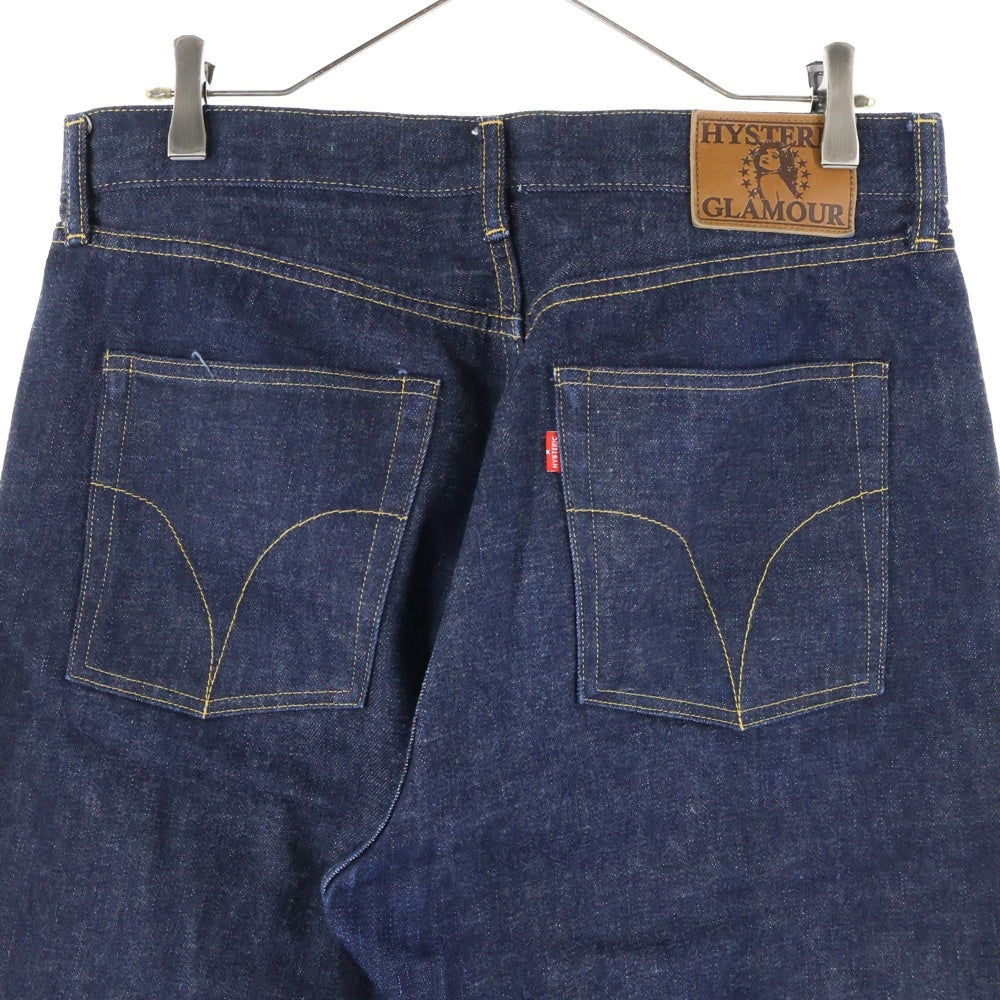 HYSTERIC GLAMOUR(ヒステリックグラマー) 24SS 60'S XXストレートデニムパンツ スタッズデザインジーンズ インディゴ 02241AP01