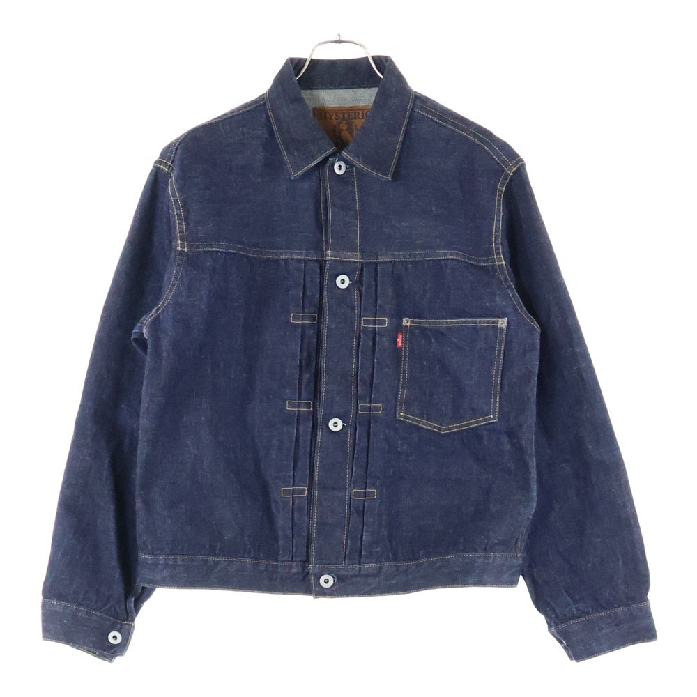 HYSTERIC GLAMOUR(ヒステリックグラマー) 24SS 1ST TYPE WW2 デニムジャケット インディゴ 02241AB08