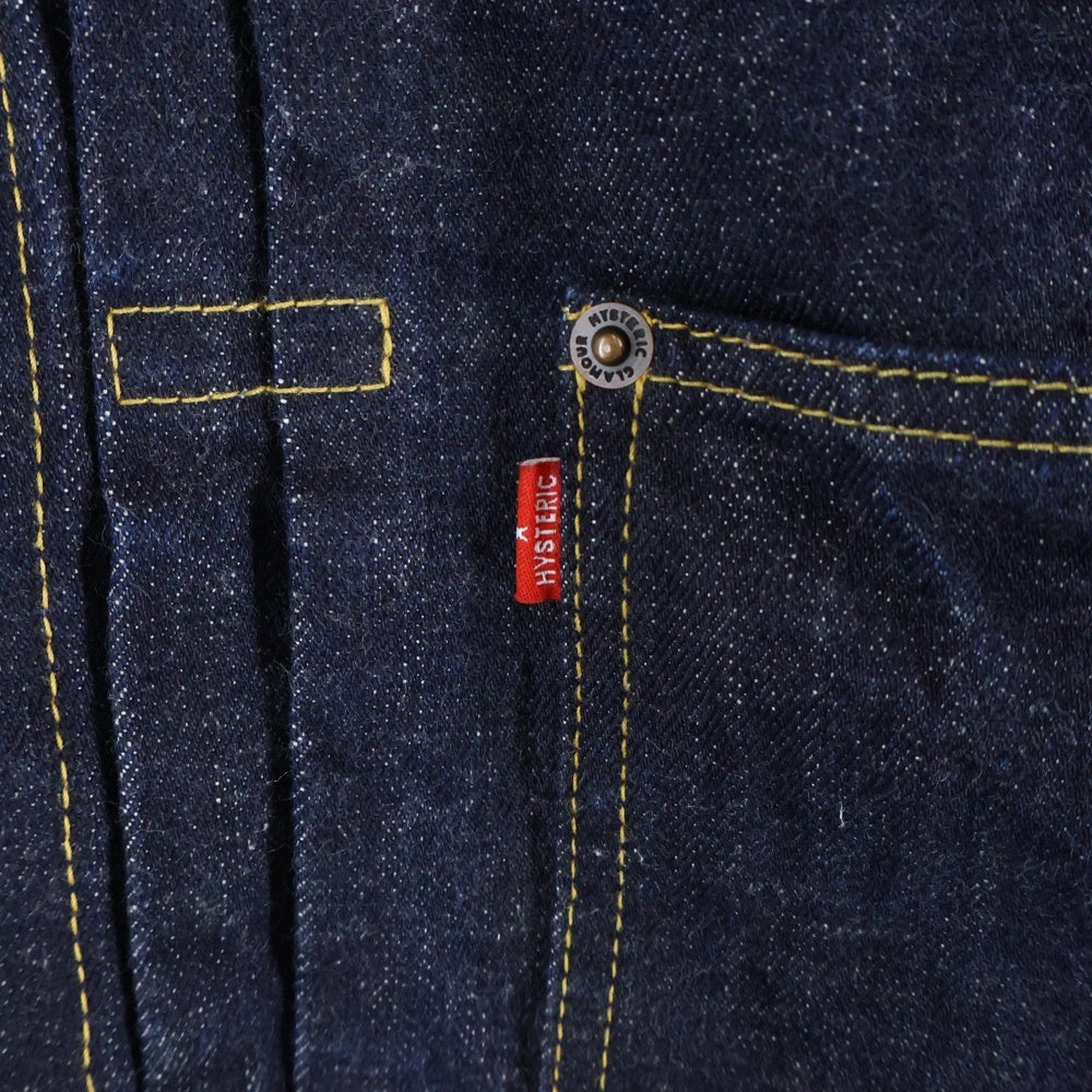 HYSTERIC GLAMOUR(ヒステリックグラマー) 24SS 1ST TYPE WW2 デニムジャケット インディゴ 02241AB08