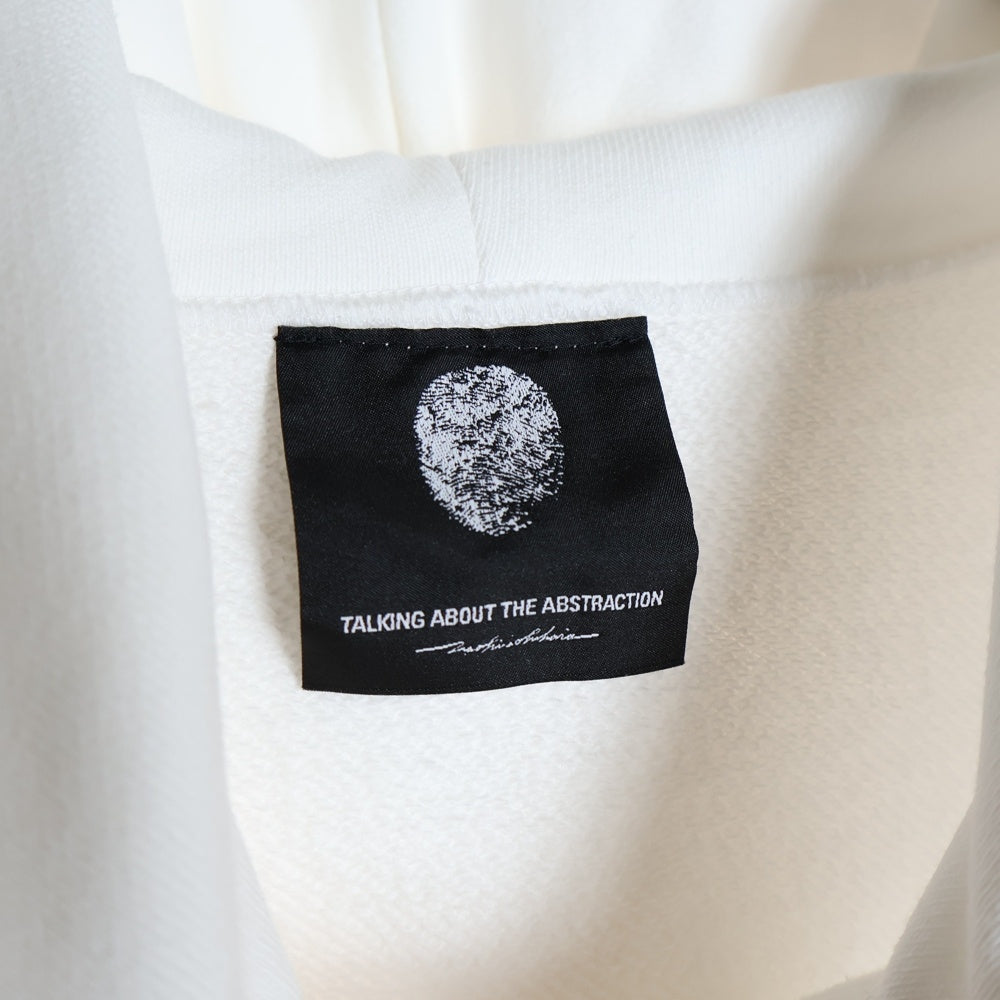 TALKING ABOUT THE ABSTRACTION(トーキング アバウト ザ アブストラクション) ボルトパーカー CHALLES PHOTO PARKA-A ホワイト SS-PPK-001A