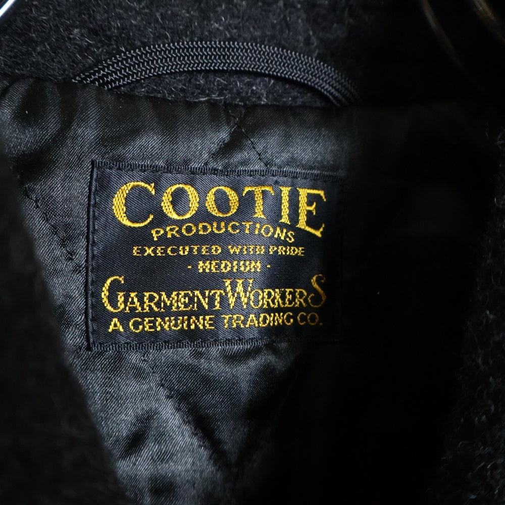 COOTIE PRODUCTIONS(クーティー プロダクションズ) チマヨ柄 ウールスポーツジャケット スイングトップ キルティング グレー