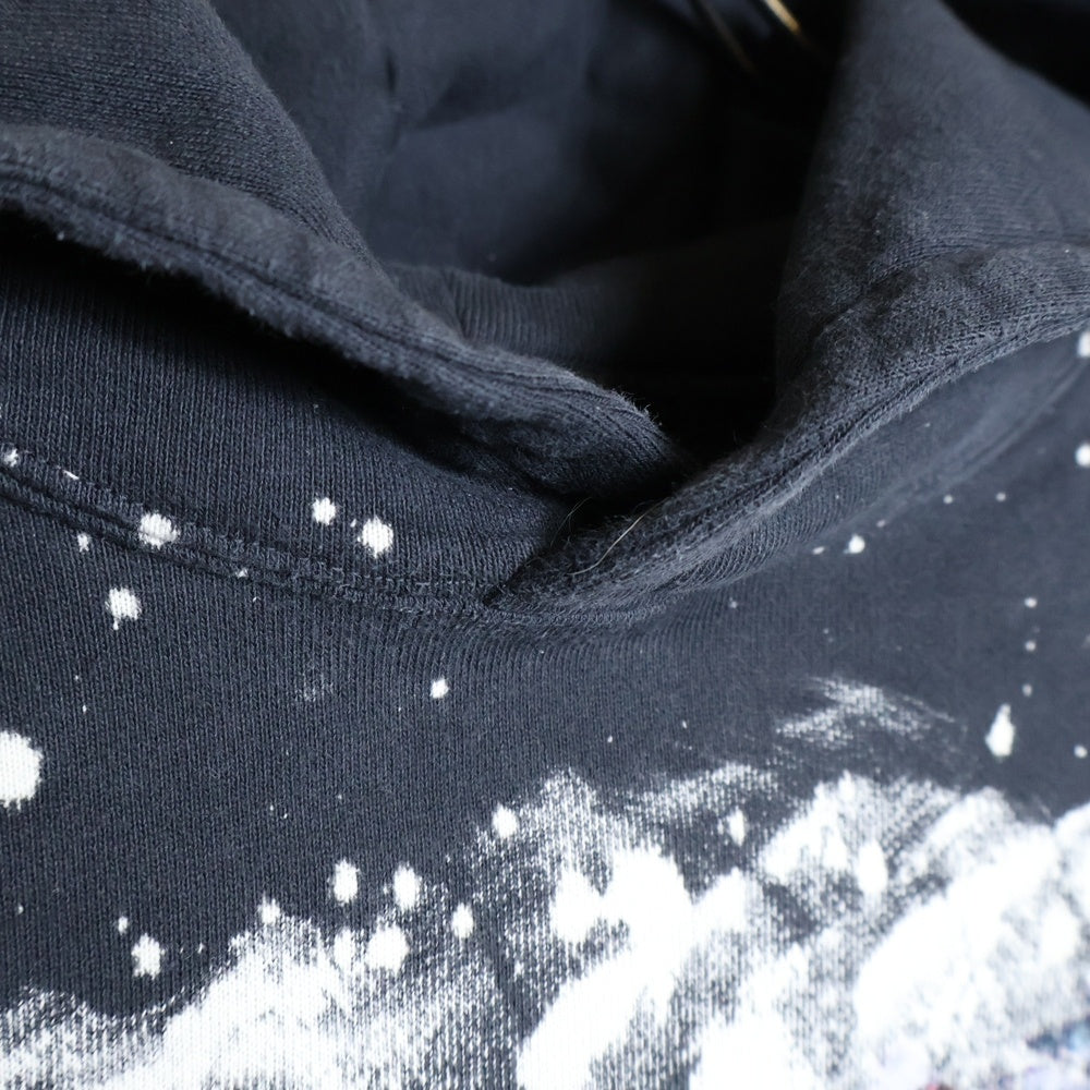 TALKING ABOUT THE ABSTRACTION(トーキング アバウト ザ アブストラクション) CHALSE PHOTO PARKA ニルヴァーナ プリント パーカー TYPE3 ブラック SS-PPK-0010