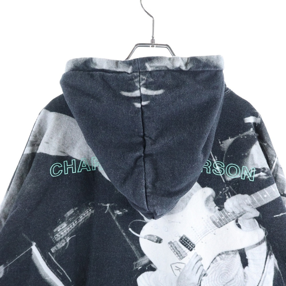 TALKING ABOUT THE ABSTRACTION(トーキング アバウト ザ アブストラクション) CHALLES PHOTO PRINT PARKA シャルレス フォトプリント オーバーサイズ プルオーバーパーカー グレー SS-PPK-0001A
