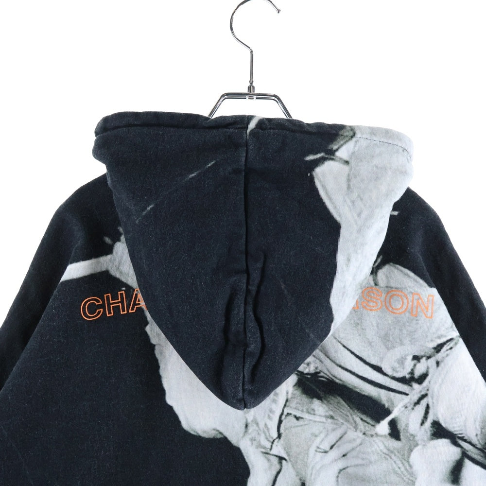 TALKING ABOUT THE ABSTRACTION(トーキング アバウト ザ アブストラクション) CHALLES PHOTO PRINT PARKA シャルレス フォトプリント オーバーサイズ プルオーバーパーカー グレー SS-PPK-001C
