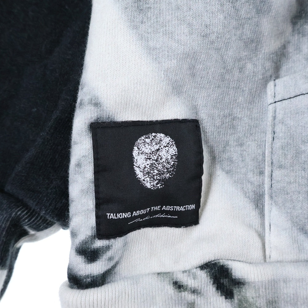 TALKING ABOUT THE ABSTRACTION(トーキング アバウト ザ アブストラクション) CHALLES PHOTO PRINT PARKA シャルレス フォトプリント オーバーサイズ プルオーバーパーカー グレー SS-PPK-001C