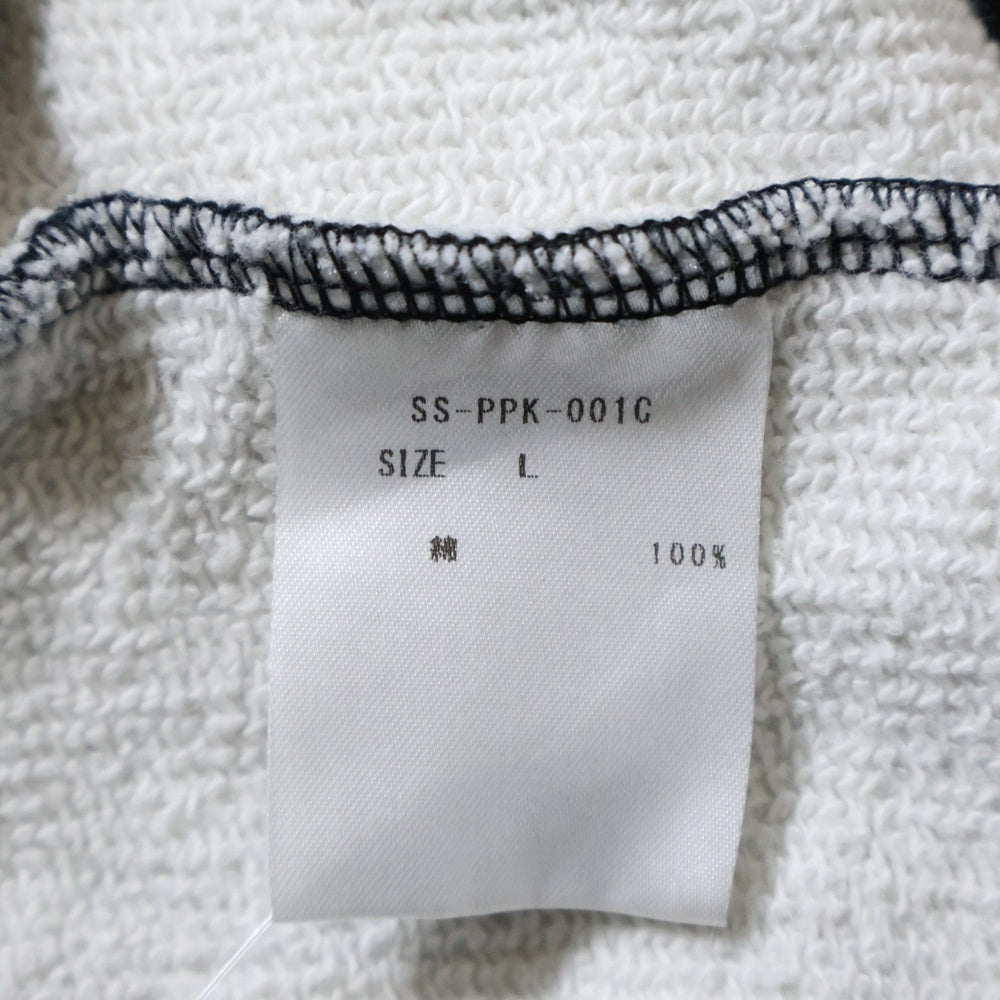 TALKING ABOUT THE ABSTRACTION(トーキング アバウト ザ アブストラクション) CHALLES PHOTO PRINT PARKA シャルレス フォトプリント オーバーサイズ プルオーバーパーカー グレー SS-PPK-001C