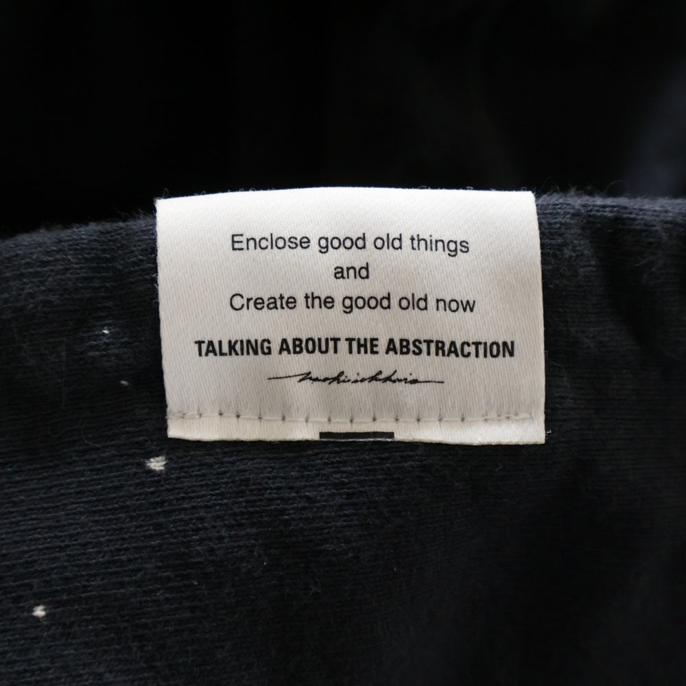 TALKING ABOUT THE ABSTRACTION(トーキング アバウト ザ アブストラクション) CHALES PHOTO PARKA シャルレ フォト プリント オーバーシルエット プルオーバーパーカー グレー SS-PPK-001D