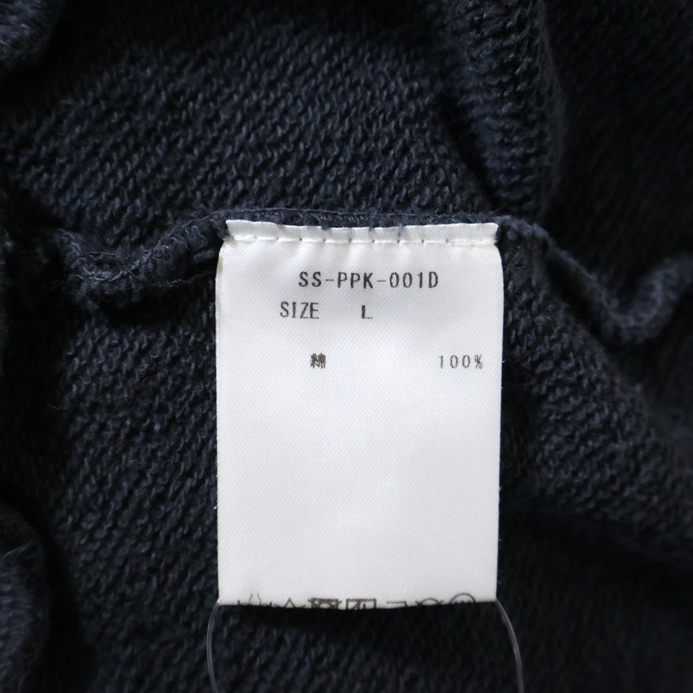 TALKING ABOUT THE ABSTRACTION(トーキング アバウト ザ アブストラクション) CHALES PHOTO PARKA シャルレ フォト プリント オーバーシルエット プルオーバーパーカー グレー SS-PPK-001D