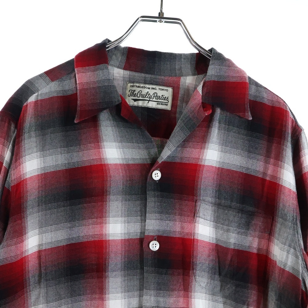 WACKO MARIA(ワコマリア) the GUILTY PARTIES レーヨン チェックシャツ