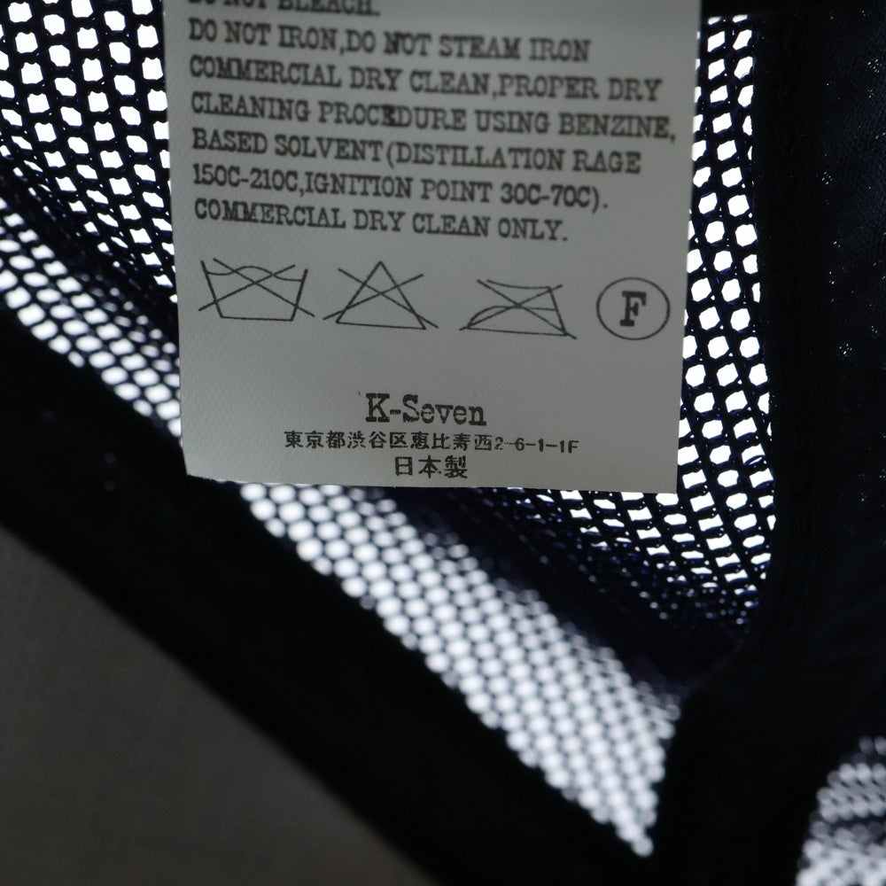 TENDERLOIN(テンダーロイン) デニム トラッカー メッシュ ストレートキャップ スナップバック ロゴパッチ インディゴ