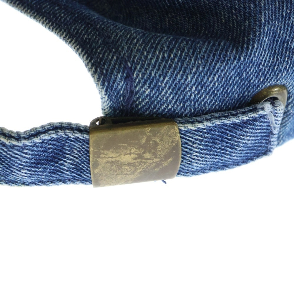 WIND AND SEA(ウィンダンシー) デニムキャップ ロゴ刺繍 アジャスター インディゴ WDS-20S-GD-01