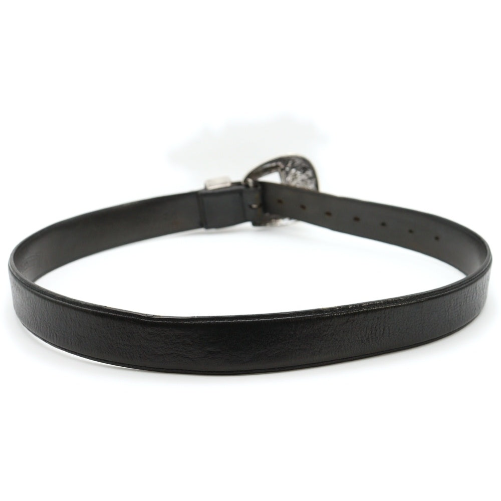 CHROME HEARTS(クロムハーツ) BLT CLASSIC 3PC クラシック3PC レザーベルト ブラック/シルバー
