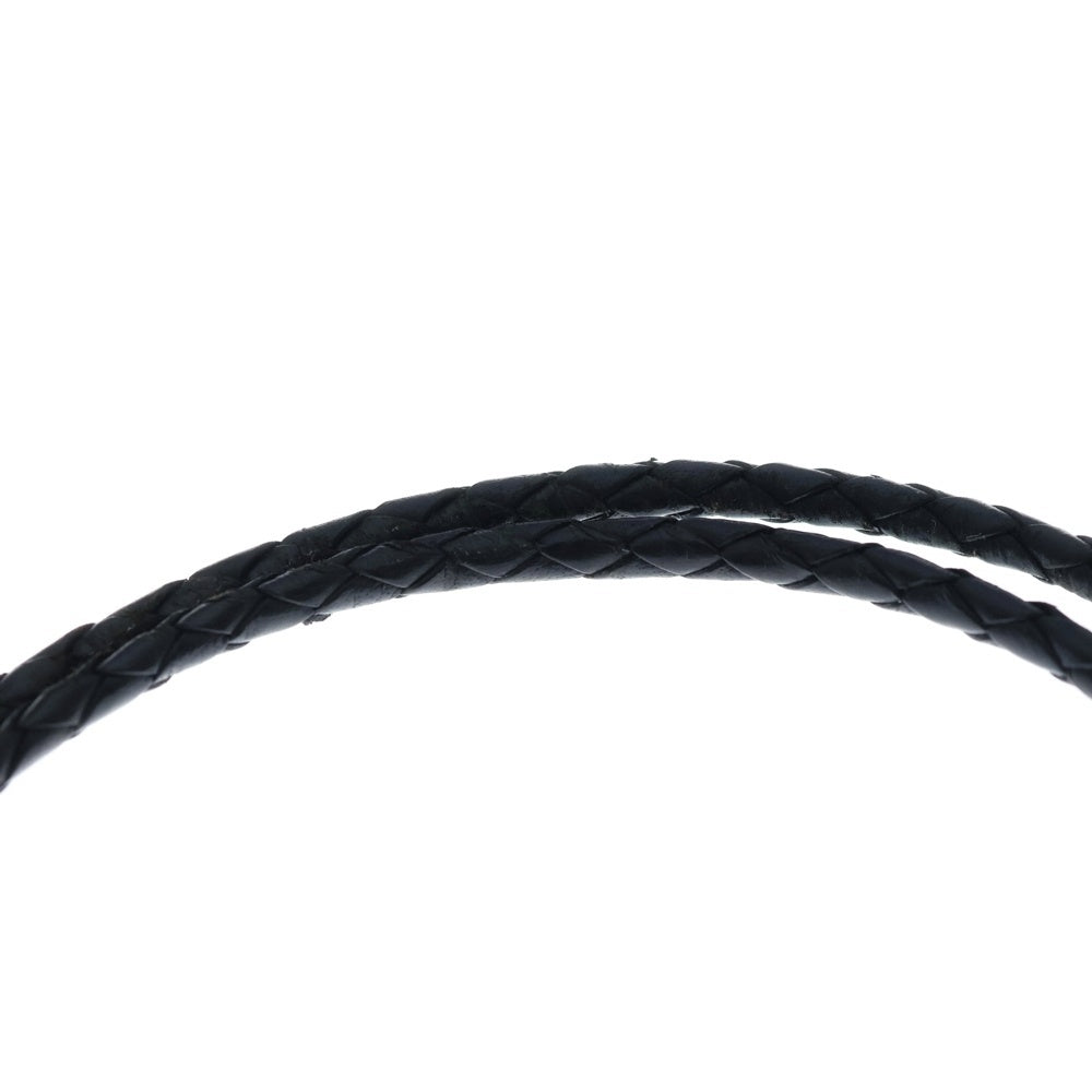 CHROME HEARTS(クロムハーツ) BOLOTIE OVALTINY タイニークラシックオーバルクロス ループタイ シルバー/ブラック BCA209