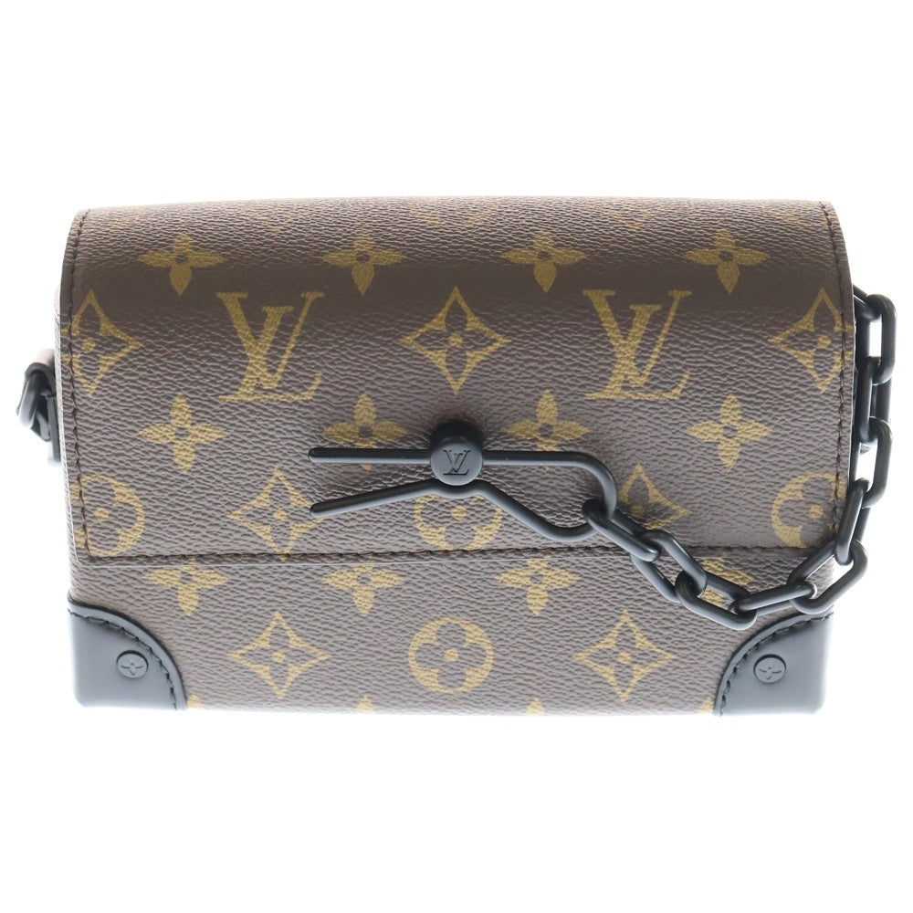 LOUIS VUITTON(ルイヴィトン) モノグラム マカサー スティーマー ウェアラブル ウォレット ブラウン/ブラック M83613