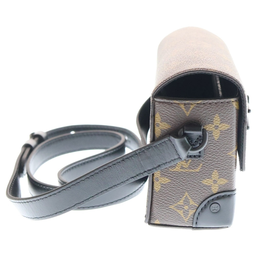 LOUIS VUITTON(ルイヴィトン) モノグラム マカサー スティーマー ウェアラブル ウォレット ブラウン/ブラック M83613