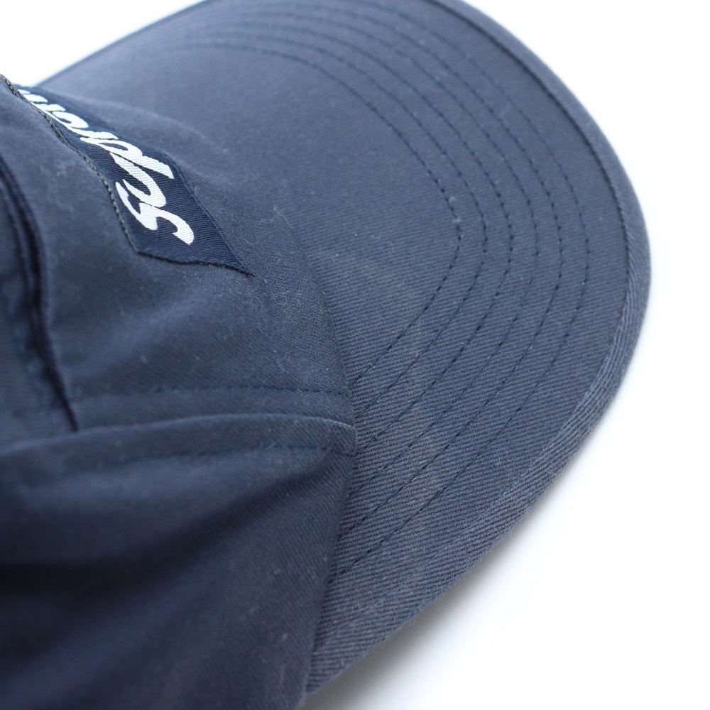 SUPREME(シュプリーム) 18AW Reflective Tab Pocket Camp Cap リフレクティブタブポケット ボックスロゴキャンプキャップ ネイビー