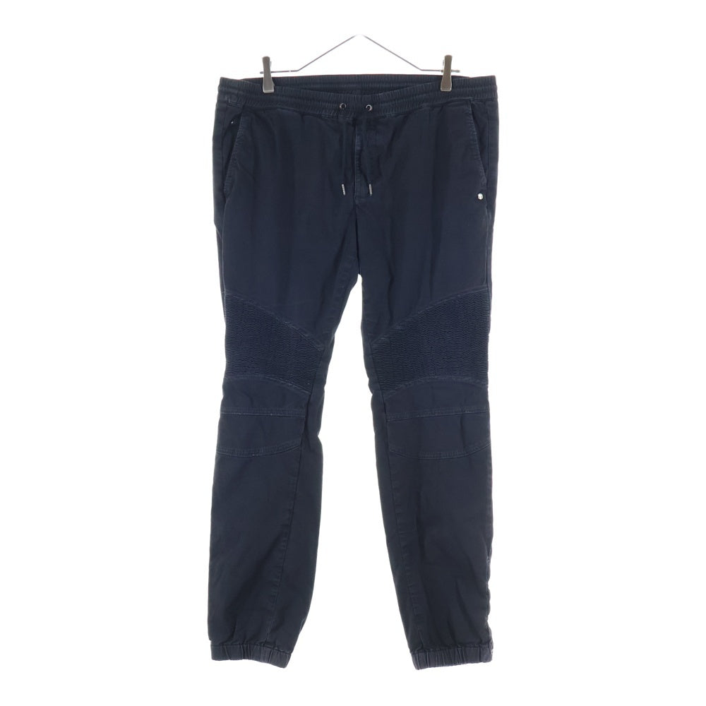 HYDROGEN(ハイドロゲン) コットンライダースパンツ フルレングス ストレッチ ブラック