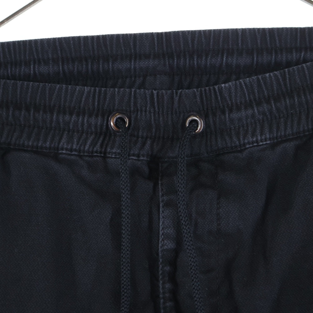 HYDROGEN(ハイドロゲン) コットンライダースパンツ フルレングス ストレッチ ブラック