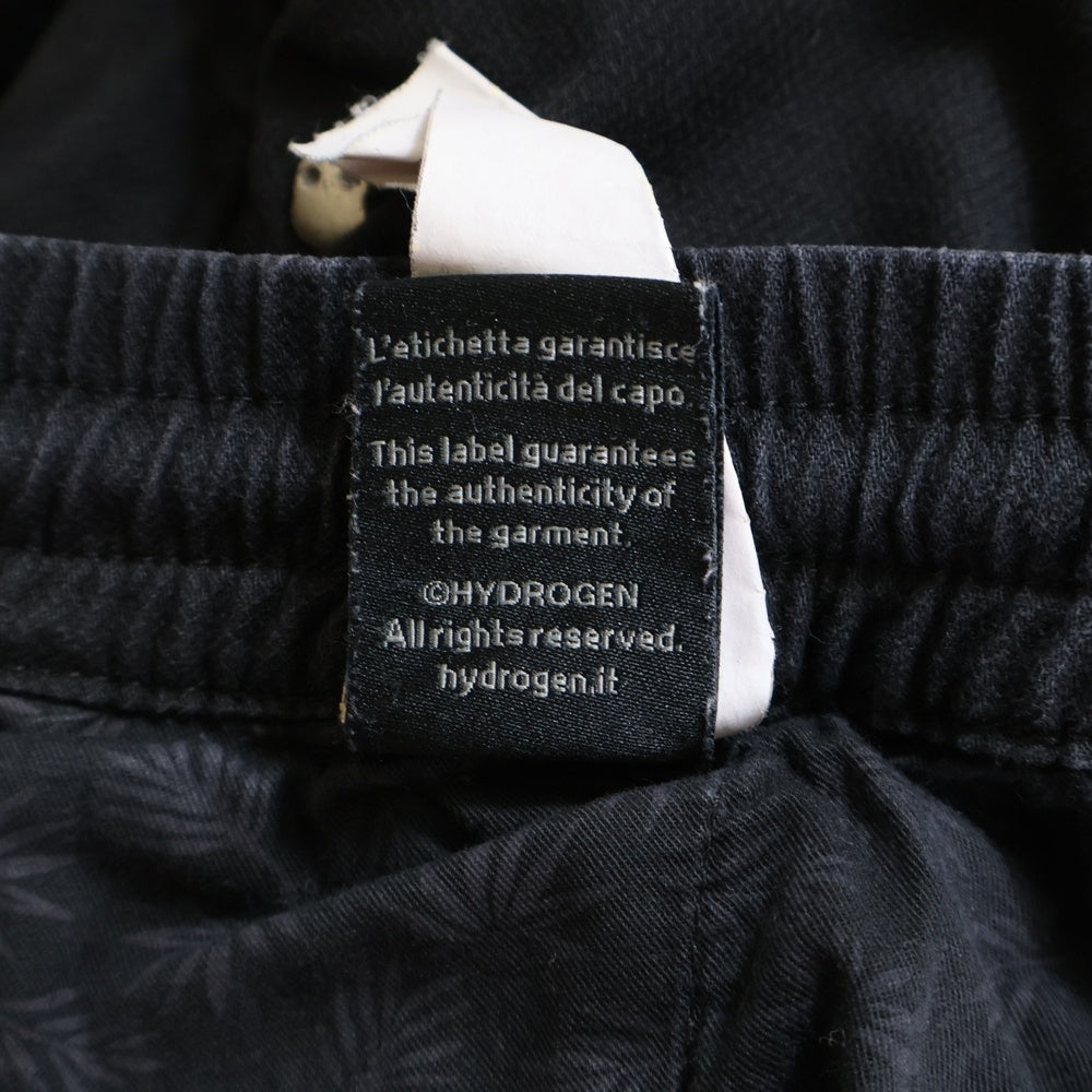 HYDROGEN(ハイドロゲン) コットンライダースパンツ フルレングス ストレッチ ブラック