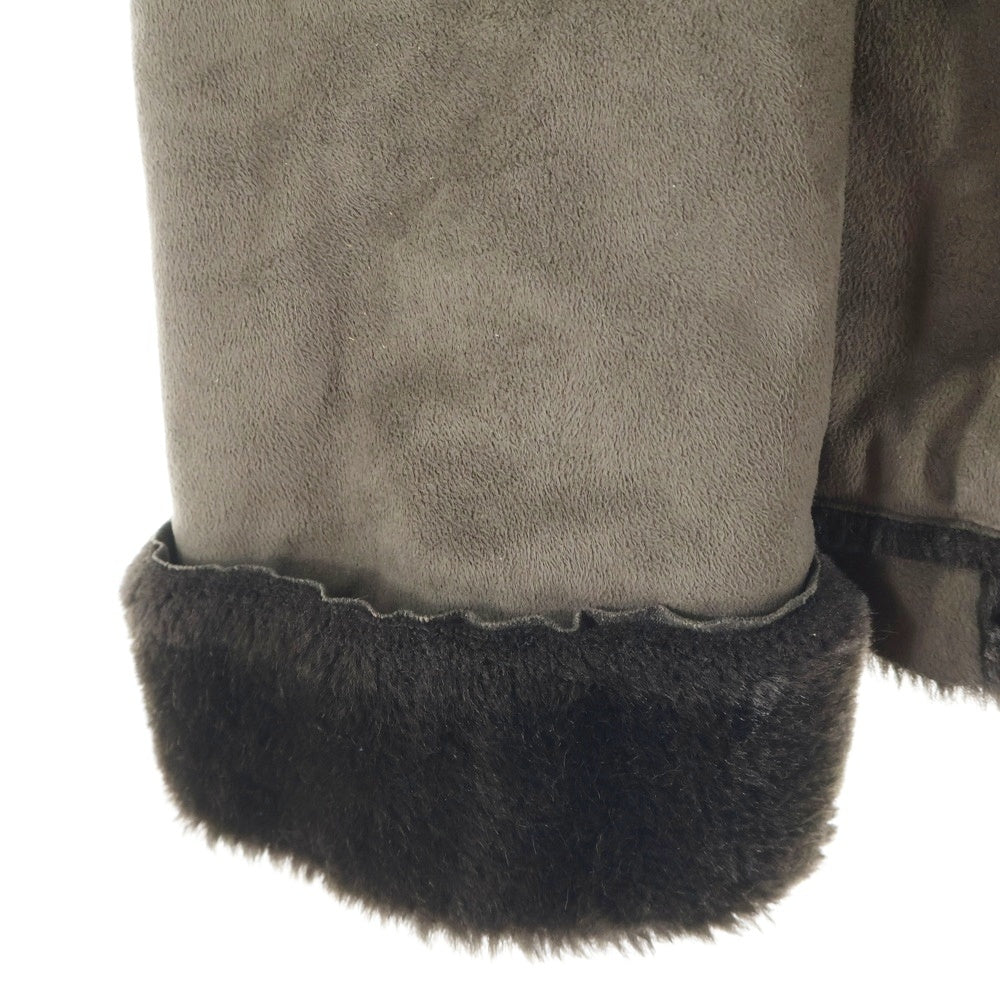 MAX&CO(マックス アンド コー) ジップアップ ムートン ジャケット オリーブ TIC1001