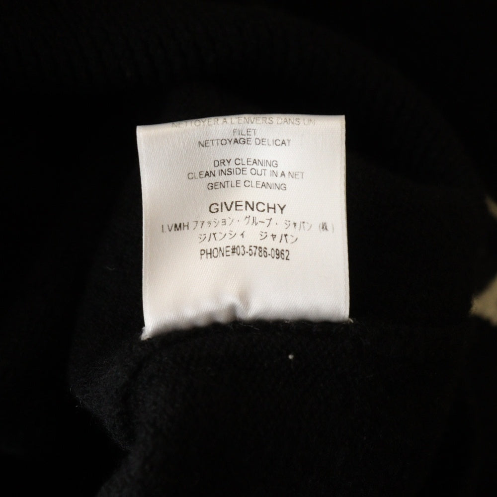 GIVENCHY(ジバンシィ) フロント ロゴ ニット セーター クルーネック ブラック BM90B44Y5D
