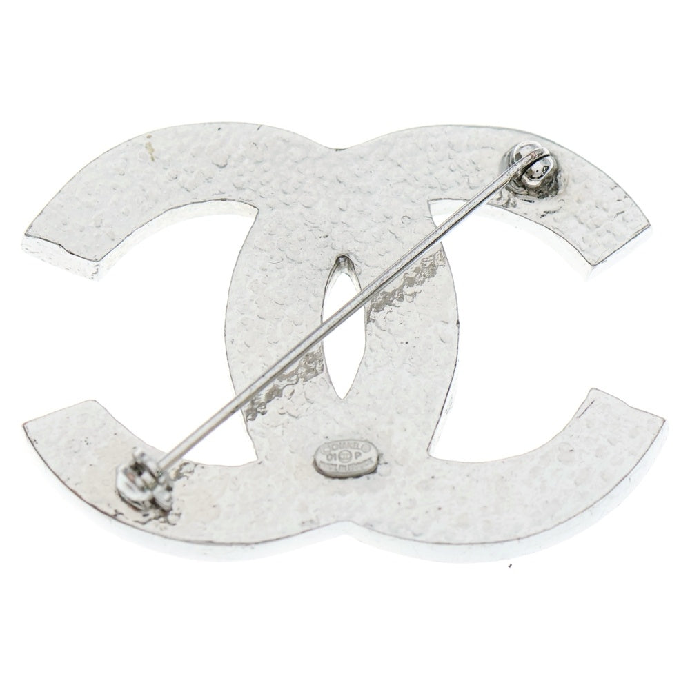 CHANEL(シャネル) ココマーク ブローチ クリアストーン コサージュ レディース クリスタル/シルバー