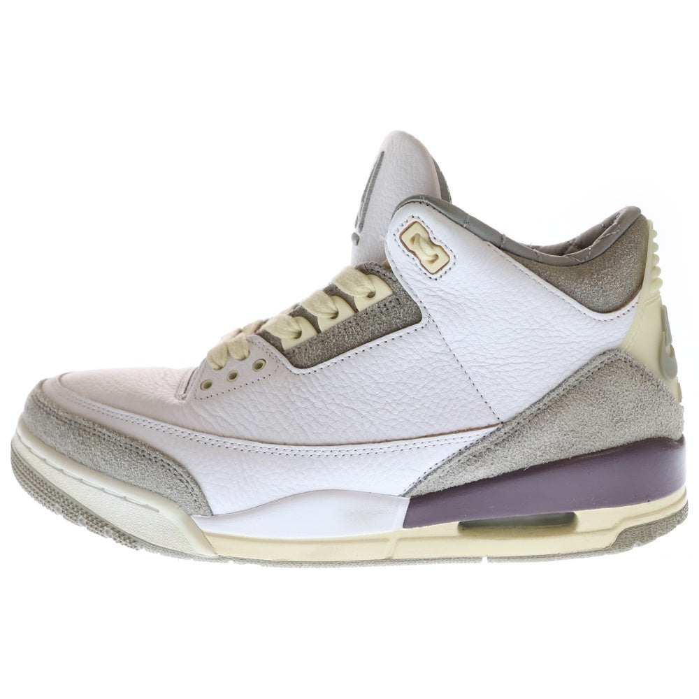 NIKE(ナイキ) × A MA MANIERE WMNS AIR JORDAN 3 RETRO SP アママニエール エアジョーダン3 ハイカットスニーカー ホワイト DH3434-110 US10.5/27.5cm