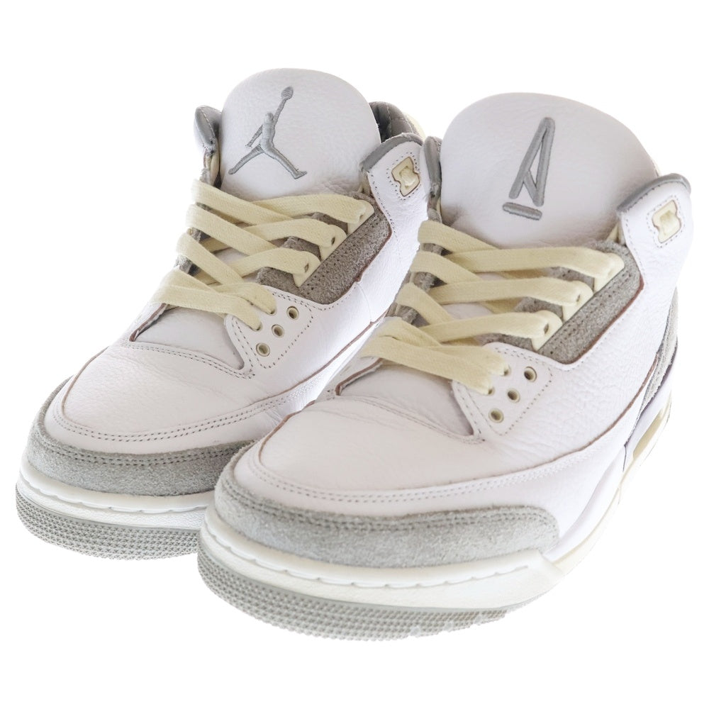 NIKE(ナイキ) × A MA MANIERE WMNS AIR JORDAN 3 RETRO SP アママニエール エアジョーダン3 ハイカットスニーカー ホワイト DH3434-110 US10.5/27.5cm