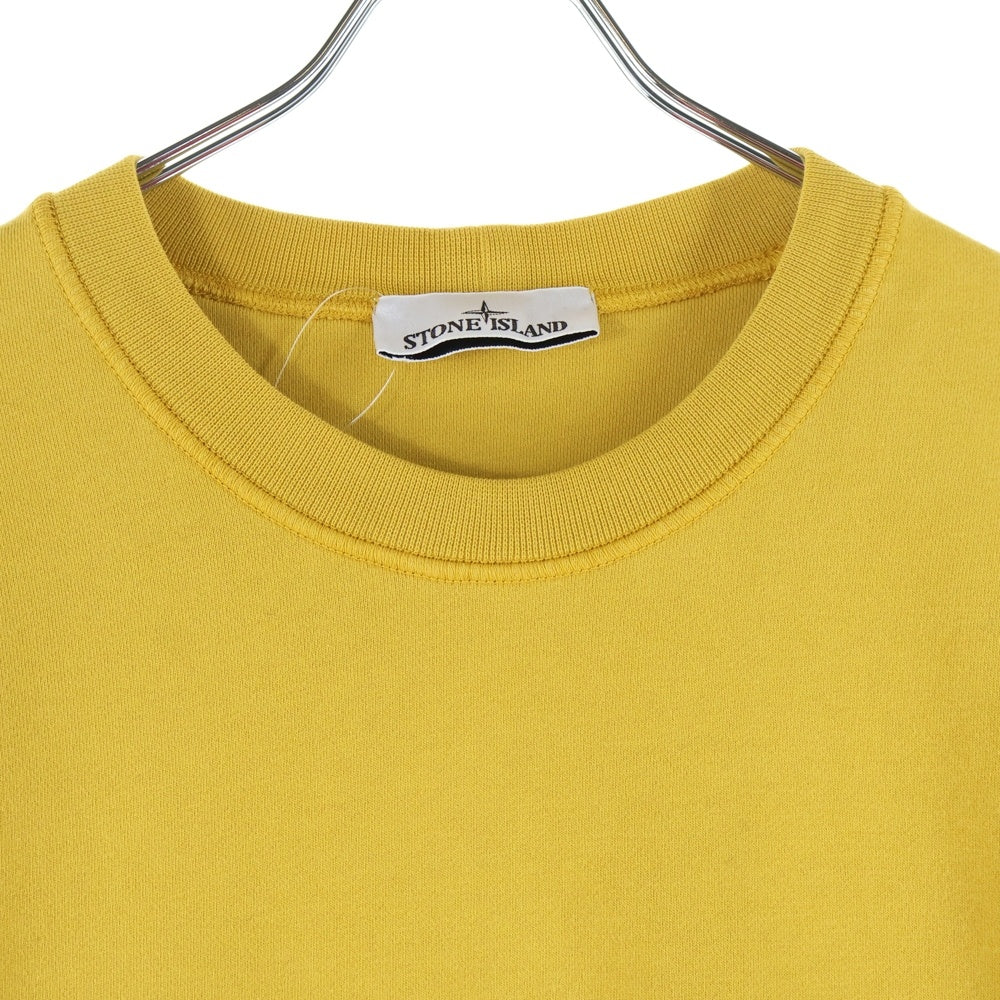 STONE ISLAND(ストーンアイランド) ワッペン付き クルーネックスウェット トレーナー イエロー 811563051