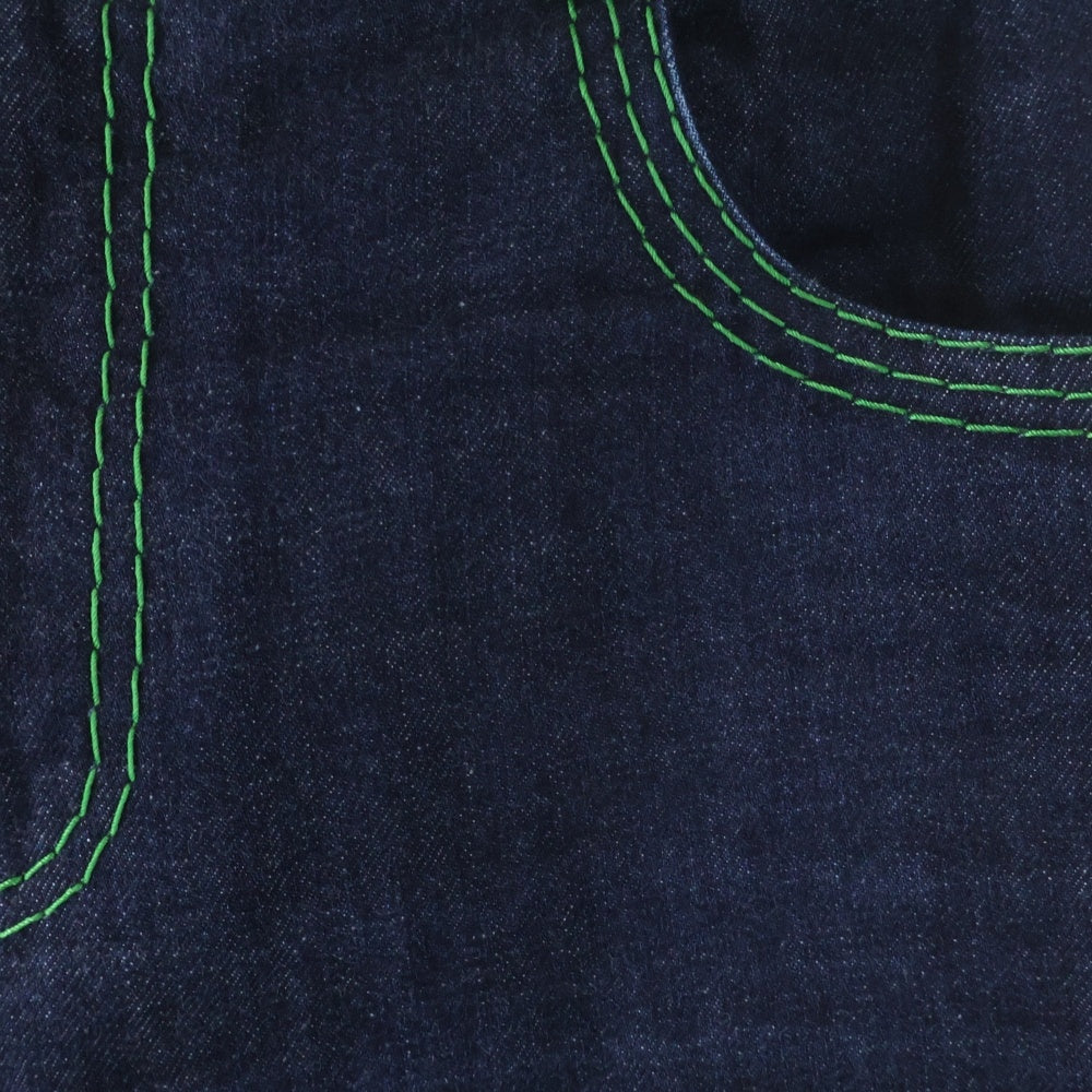 BOTTEGA VENETA(ボッテガヴェネタ) 22SS グリーンステッチデニムパンツ インディゴ 688963 V1N10