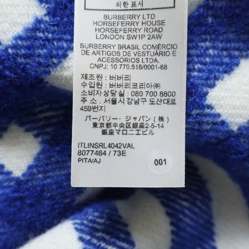 美品 Burberry バーバリー ロゴ ウール ボマー ジャケット 美品 Burberry バーバリー ロゴ ウール ボマー ジャケット 美品