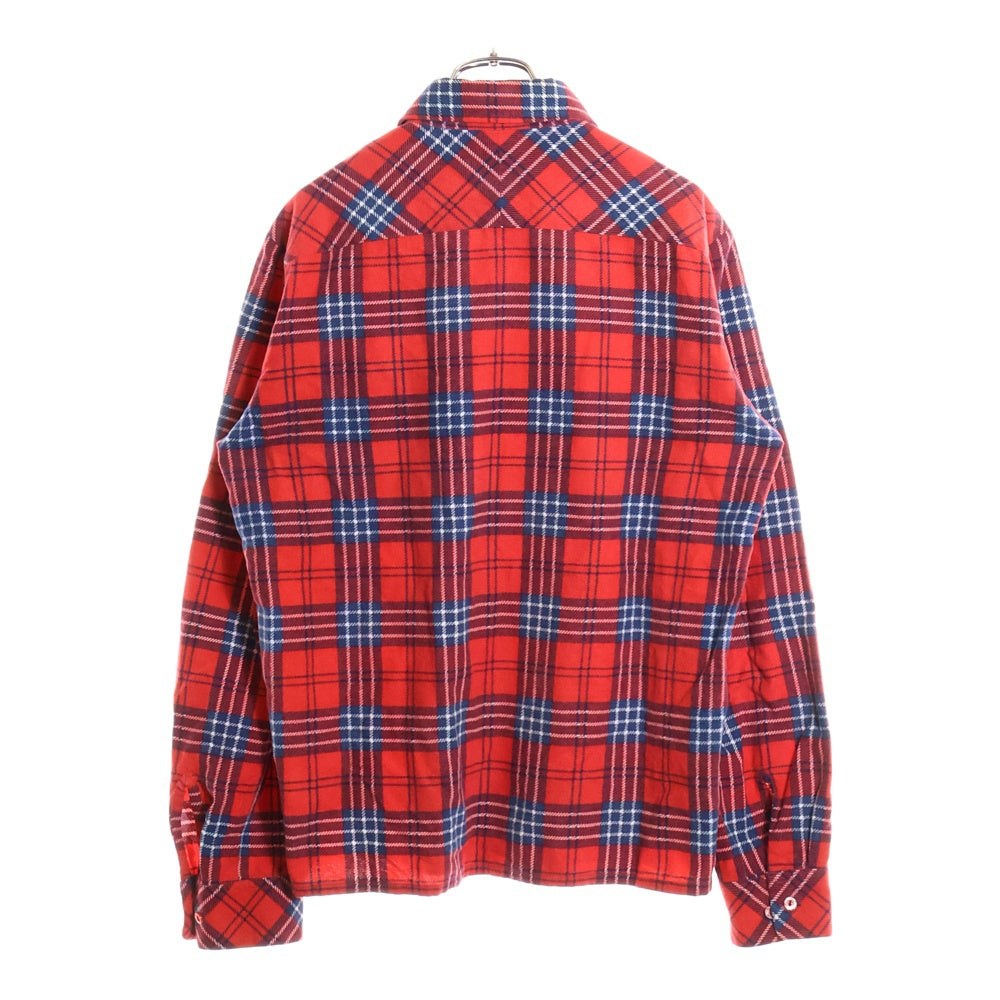 NUMBER (N)INE(ナンバーナイン) 06SS ガンス期 長袖シャツ フランネルシャツ レッド NS008